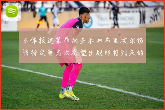 东体报道莱昂纳多和加布里埃尔伤情待定蒋光太有望出战即将到来的比赛